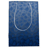 Shell patroon.04.w Leggings DBlue BG Medium Cadeauzakje (Voorkant)