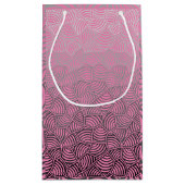 Shell patroon.04.w Roze BG Klein Cadeauzakje (Achterkant)