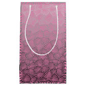 Shell patroon.04.w Roze BG Klein Cadeauzakje (Voorkant)