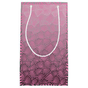 Shell patroon.04.w Roze BG Klein Cadeauzakje