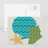 Shell Pattern II Briefkaart (Voorkant / Achterkant)