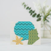 Shell Pattern II Briefkaart (Staand voorkant)