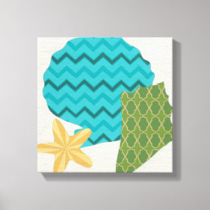 Shell Pattern II Canvas Afdruk