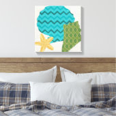 Shell Pattern II Canvas Afdruk (Insitu (Slaapkamer))
