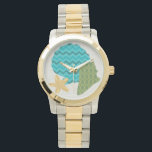 Shell Pattern II Horloge<br><div class="desc">Mariene Leven</div>