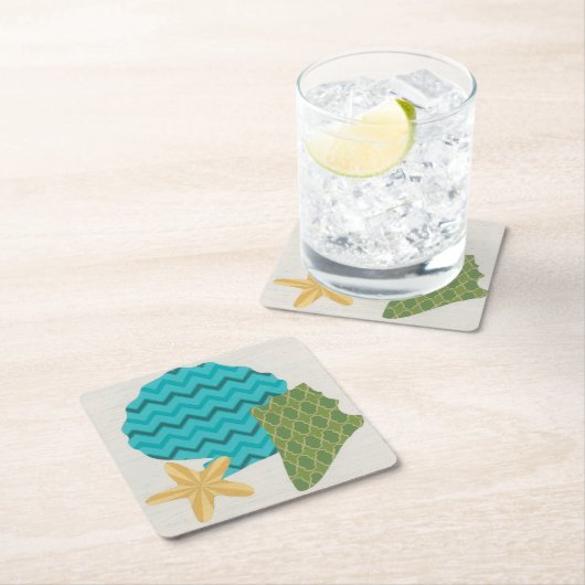 Shell Pattern II Kartonnen Onderzetters (Insitu)