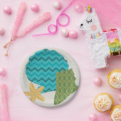 Shell Pattern II Papieren Bordje (Feest)