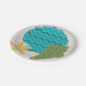 Shell Pattern II Papieren Bordje (Gekanteld)