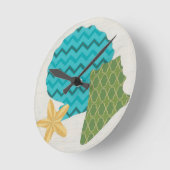 Shell Pattern II Ronde Klok (Hoek)
