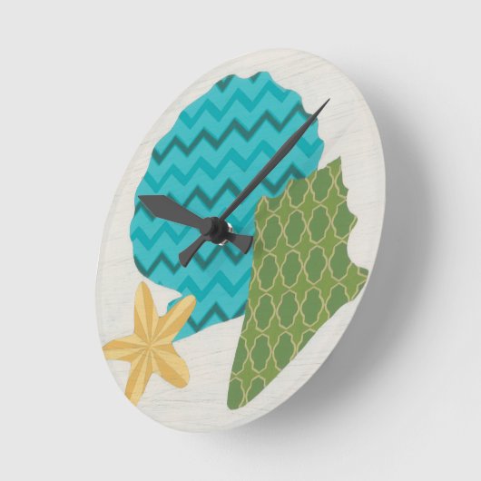 Shell Pattern II Ronde Klok (Hoek)