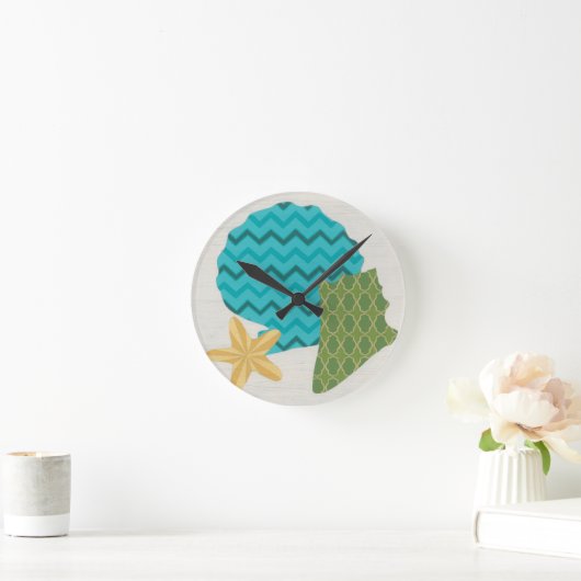 Shell Pattern II Ronde Klok (Huis)