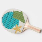 Shell Pattern II Tafeltennisbatje (Zijkant)