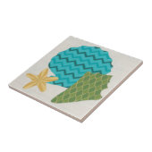 Shell Pattern II Tegeltje (Zijkant)