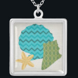 Shell Pattern II Zilver Vergulden Ketting<br><div class="desc">Mariene Leven</div>