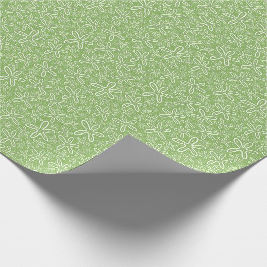 Shell Pattern on Spotted Background Cadeaupapier (Hoek)