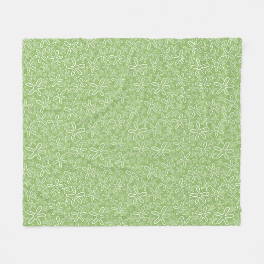 Shell Pattern on Spotted Background Fleece Deken (Voorkant (Horizontaal))
