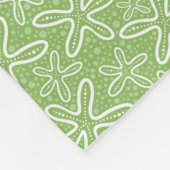 Shell Pattern on Spotted Background Fleece Deken (Hoek)