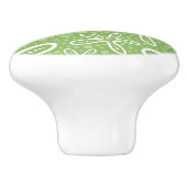 Shell Pattern on Spotted Background Keramische Knop (Zijkant)