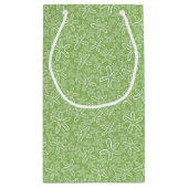 Shell Pattern on Spotted Background Klein Cadeauzakje (Achterkant)