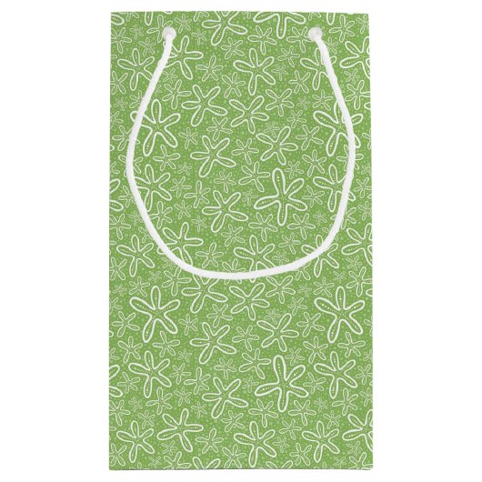 Shell Pattern on Spotted Background Klein Cadeauzakje (Achterkant)