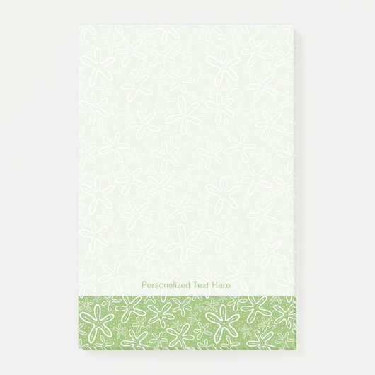 Shell Pattern on Spotted Background Post-it® Notes (Voorkant)