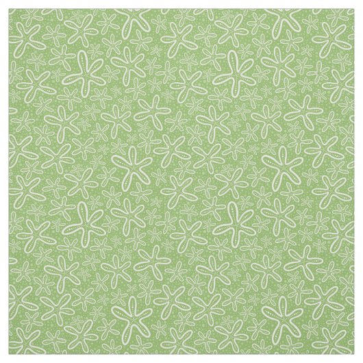 Shell Pattern on Spotted Background Stof (Swatch)