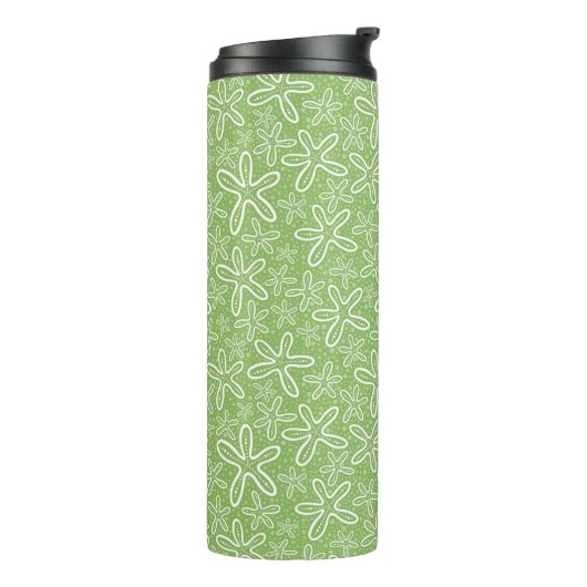 Shell Pattern on Spotted Background Thermosbeker (Gedraaid links)