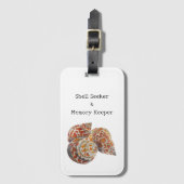 Shell Seeker Bagagelabel (Voorkant (verticaal))