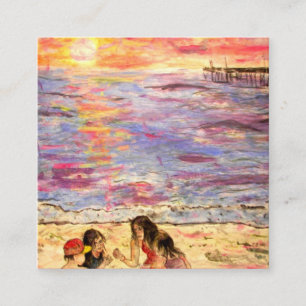 Shell Seekers Vierkante Visitekaartje