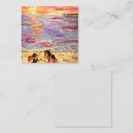 Shell Seekers Vierkante Visitekaartje (Voorkant / Achterkant)