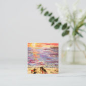 Shell Seekers Vierkante Visitekaartje (Staand voorkant)