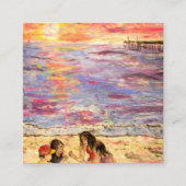 Shell Seekers Vierkante Visitekaartje (Voorkant)