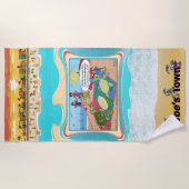 Shell Shocked | Aanmoediging Strandlaken (Voorkant)