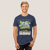 Shell Shocked | Aanmoediging Tri-Blend T-shirt (Voorkant volledig)