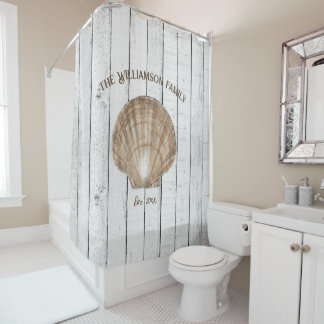  Shell Shower Curtain Douchegordijn