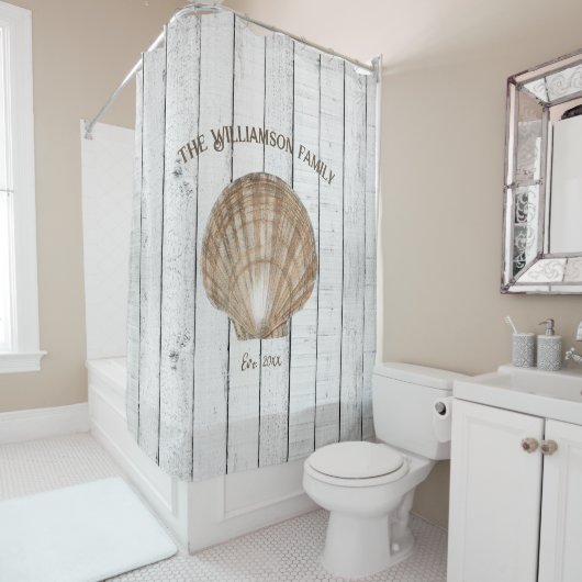 Shell Shower Curtain Douchegordijn (In situ)