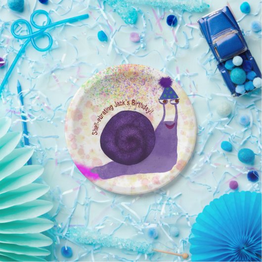 Shell slak papier bord (Feest)