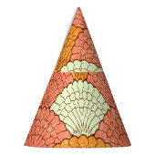 Shell spektakel: Abstracte Zeeen Feesthoedjes (Links)