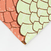 Shell spektakel: Abstracte Zeeen Fleece Deken (Hoek)