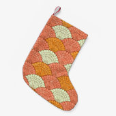 Shell spektakel: Abstracte Zeeen Kleine Kerstsok (Voorkant (Hangend))