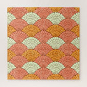 Shell spektakel: Abstracte Zeeen Legpuzzel (Verticaal)