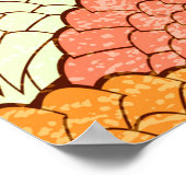 Shell spektakel: Abstracte Zeeen Poster (Hoek)