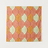 Shell spektakel: Abstracte Zeeen Wandkleed (Voorkant (horizontaal))