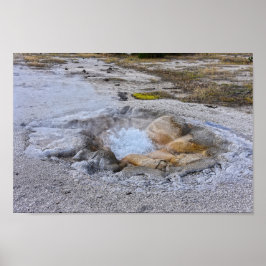 Shell Spring in Yellowstone National Park, Wyoming Poster