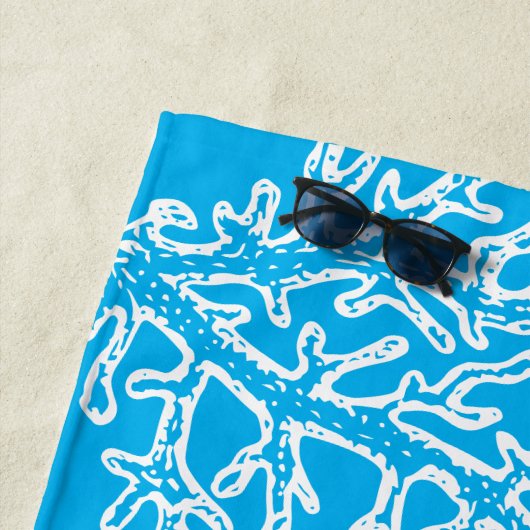  Shell Starfish Beach House Name Blue White Strandlaken (In situ)