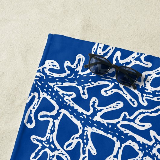  Shell Starfish Beach House Name Blue White Strandlaken (In situ)