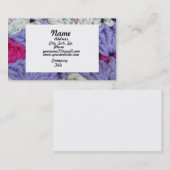 Shell Stitch van breiwerk Visitekaartje (Voorkant / Achterkant)