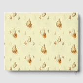 shell strand art ontwerp heldere zon gastenboek (Achterkant)