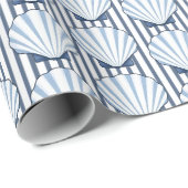 Shell Stripe Elegance! Cadeaupapier (Rol Hoek)