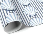 Shell Stripe Elegance! Cadeaupapier (Rol Hoek)
